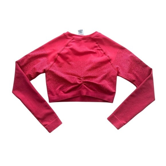 Gymshark Adapt Ombre Seamless Long Sleeve Crop Top size Medium - Picture 2 of 3